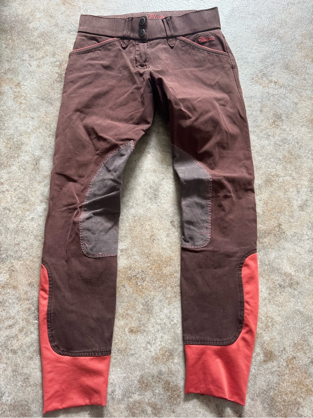 Elation Platinum equestrian knee patch breeches 24R